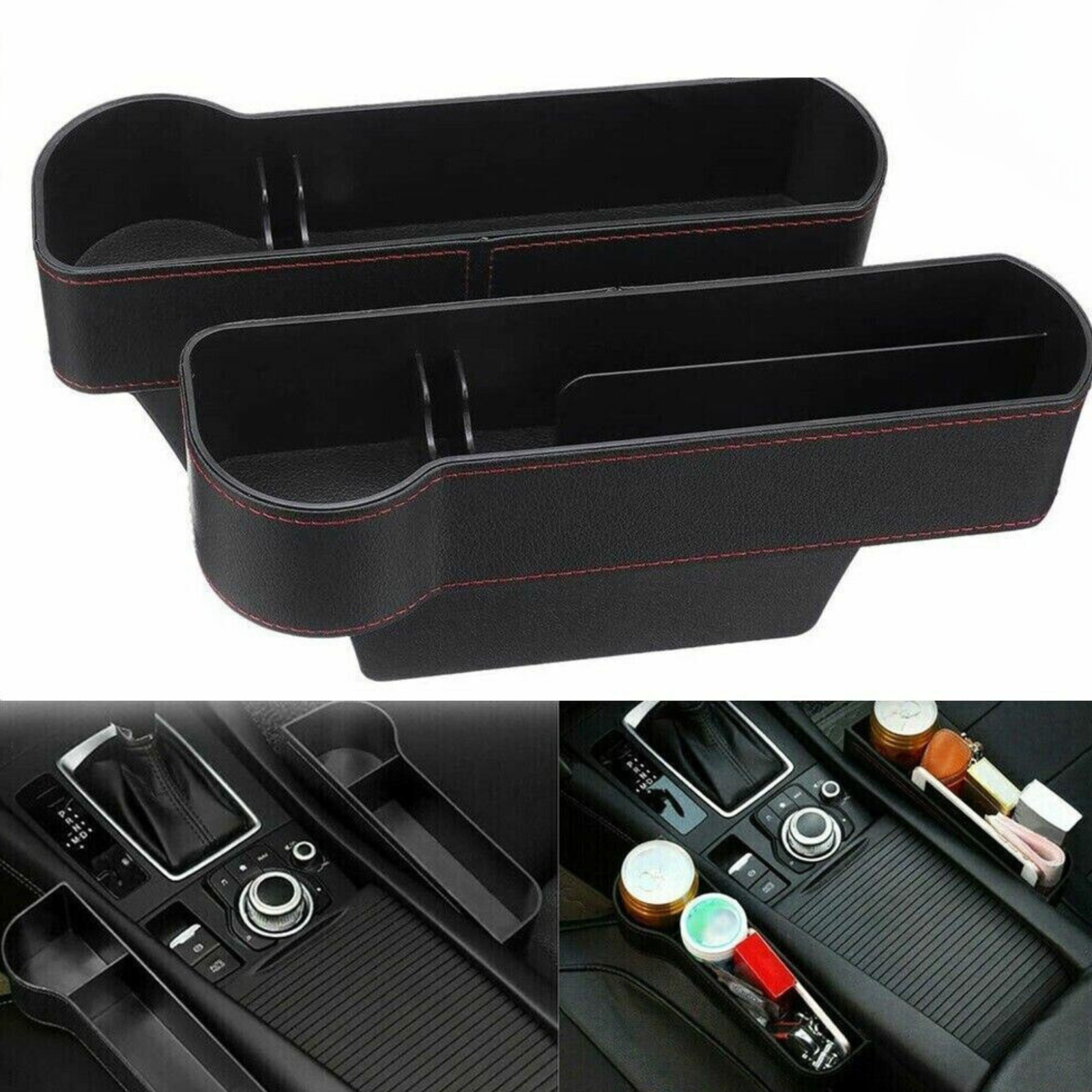 AutoSnap Seat Gap Organizer - 2 Pack