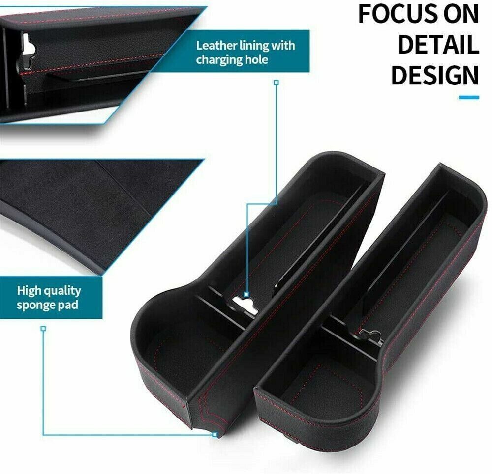 AutoSnap Seat Gap Organizer - 2 Pack